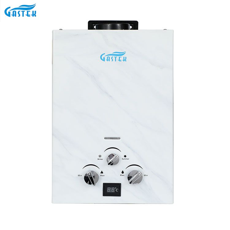 Flue Type Shower LPG Instant Gas Water Heater ຕິດຕັ້ງໃນຫ້ອງນ້ໍາ